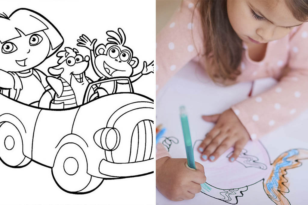 Desenhos infantis para pintar e colorir - Como fazer em casa